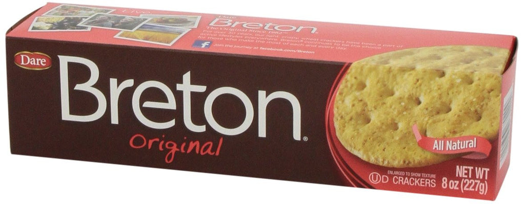 Dare Breton Crackers, 227g/8 oz., {Imported from Canada}