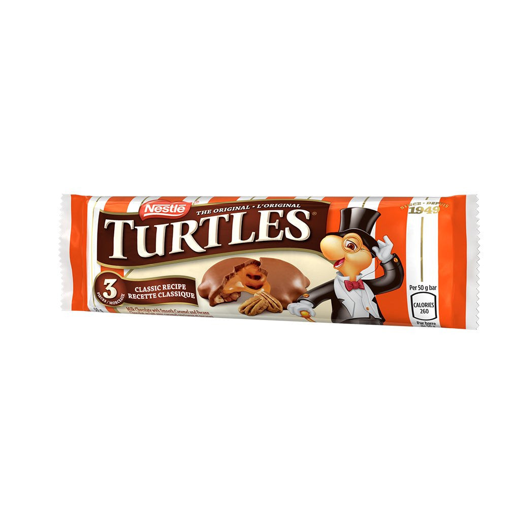 Nestle Turtles 100% Pecan, (10 Pack) {Imported from Canada}