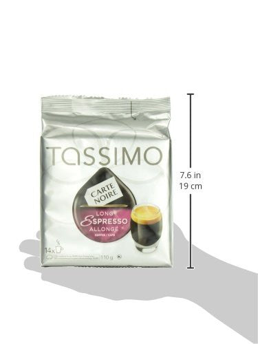 Tassimo 14-t Discs Carte Noire Long Espresso 110g, {Imported from Canada}
