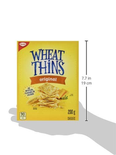 Chirstie Wheat Thins Crackers, Original, 200g/7.1oz., {Imported from Canada}