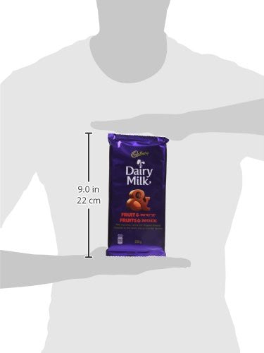 Cadbury Dairy Milk Fruit & Nut Candy Bar, 200g/7oz. (Imported from Canada)