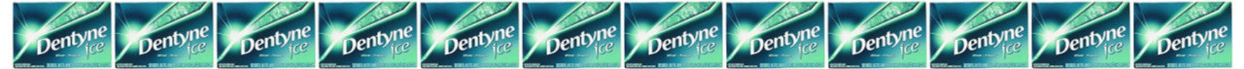Dentyne Ice Shiver Chewing Gum, 12 Count, {Imported from Canada}