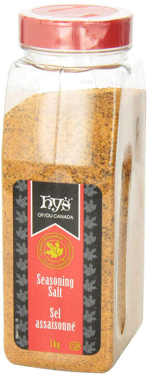 Hy's Seasoning Salt, 1 Kilograms/35.27oz {Imported from Canada}