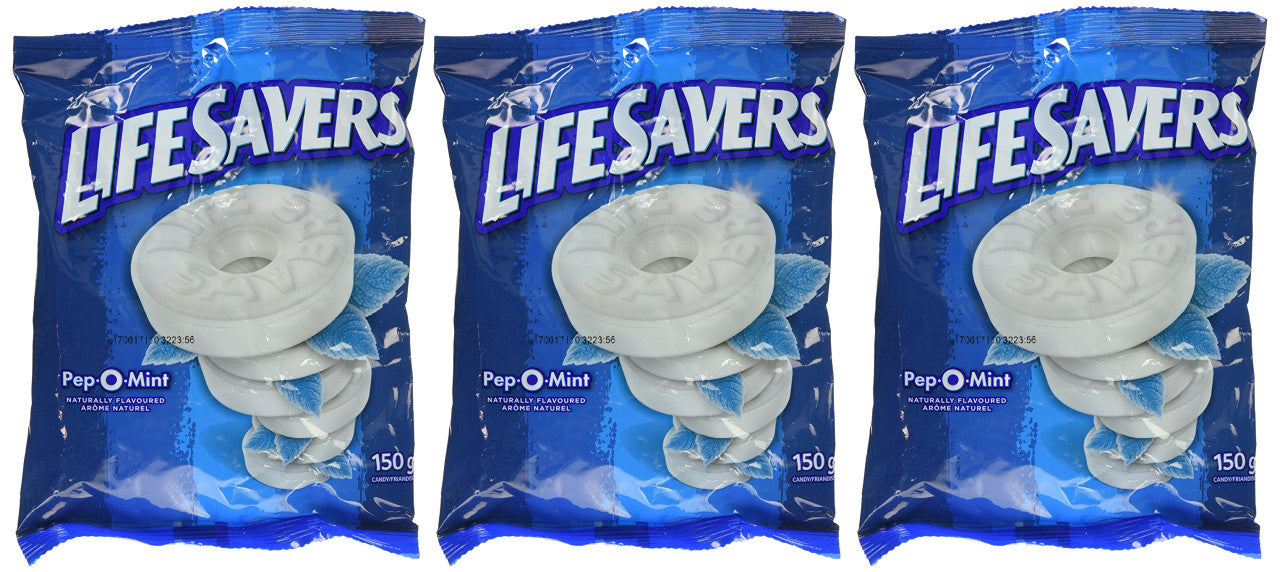 Life Savers Pep-O-Mint (150g/5.3oz) (3pk) {Imported from Canada}
