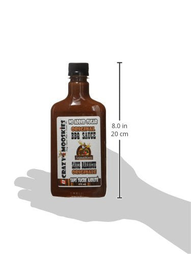 Crazy Mooskies  Original BBQ Sauce, 375ml 12.7oz {Imported from Canada}