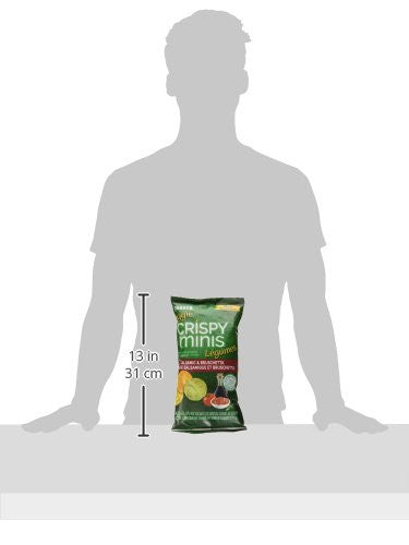 Quaker Crispy Minis Veggie Balsamic & Bruschetta Multigrain Chips, 90g/3.2 oz. (Imported from Canada)