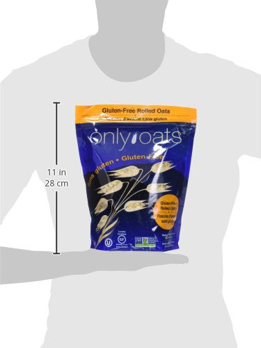 Only Oats Pure Whole Grain Rolled Oats, 1Kg/35.27oz {Imported from Canada}