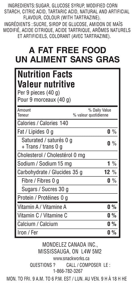 Maynards Sour Cherry Blasters Candy, 355g/12.52oz {Imported from Canada}
