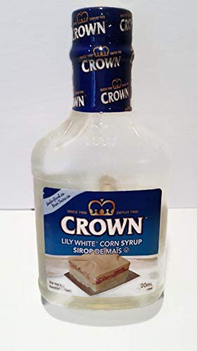 Crown White Corn Syrup, 2- 500mL/16.9 fl. oz, Bottles, {Imported from Canada}