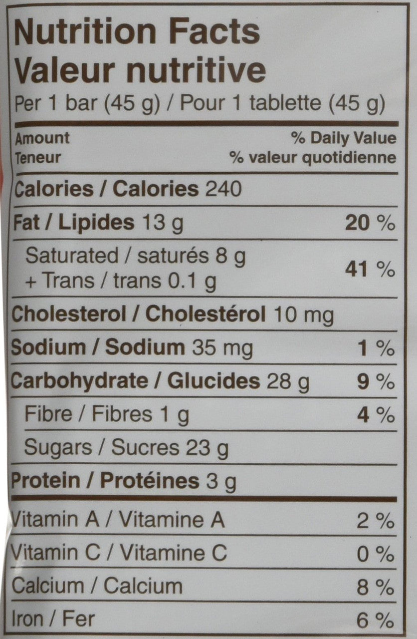 Jersey Milk Chocolate Bars (180g / 6.3oz) {Imported from Canada