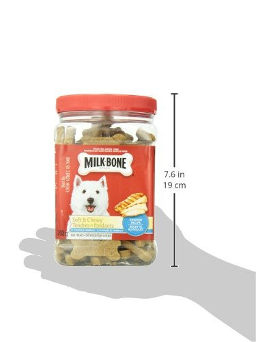 Milk-Bone Soft & Chewy Dog Treats 708g/25 oz., - {Imported from Canada}