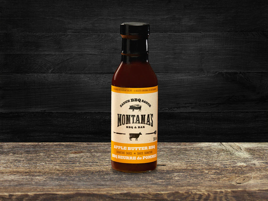 Montana's Apple Butter BBQ Sauce, picture of bottle