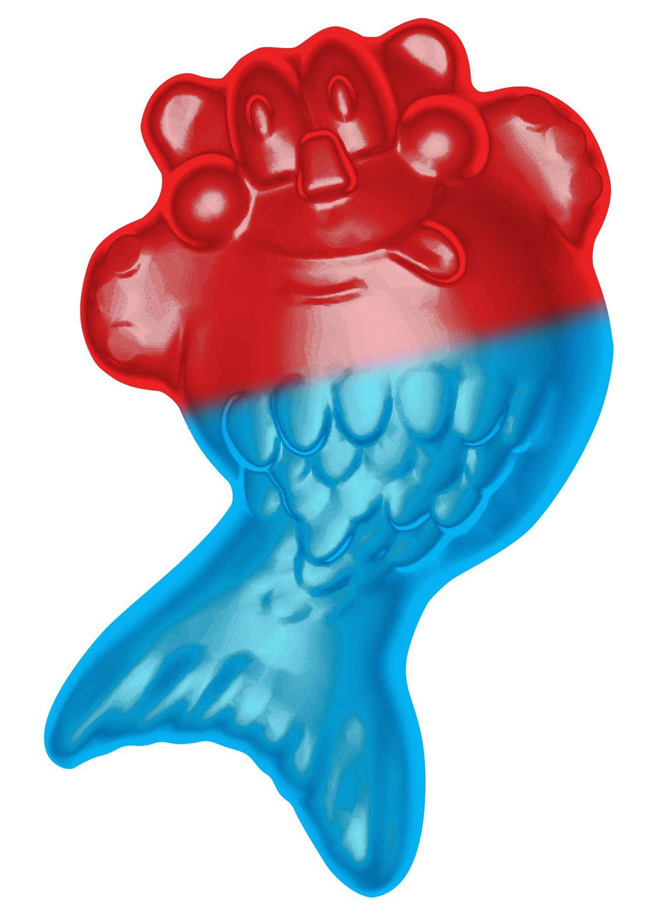 Jolly Rancher Misfits Mer-Bears, Gummy Candy (Box Of 10, 182g/6.4 oz., Bags), {Imported from Canada}