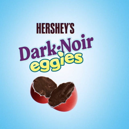 Hershey's Dark Chocolate Eggies, 200g/7.1 oz. - Dark Eggies Label