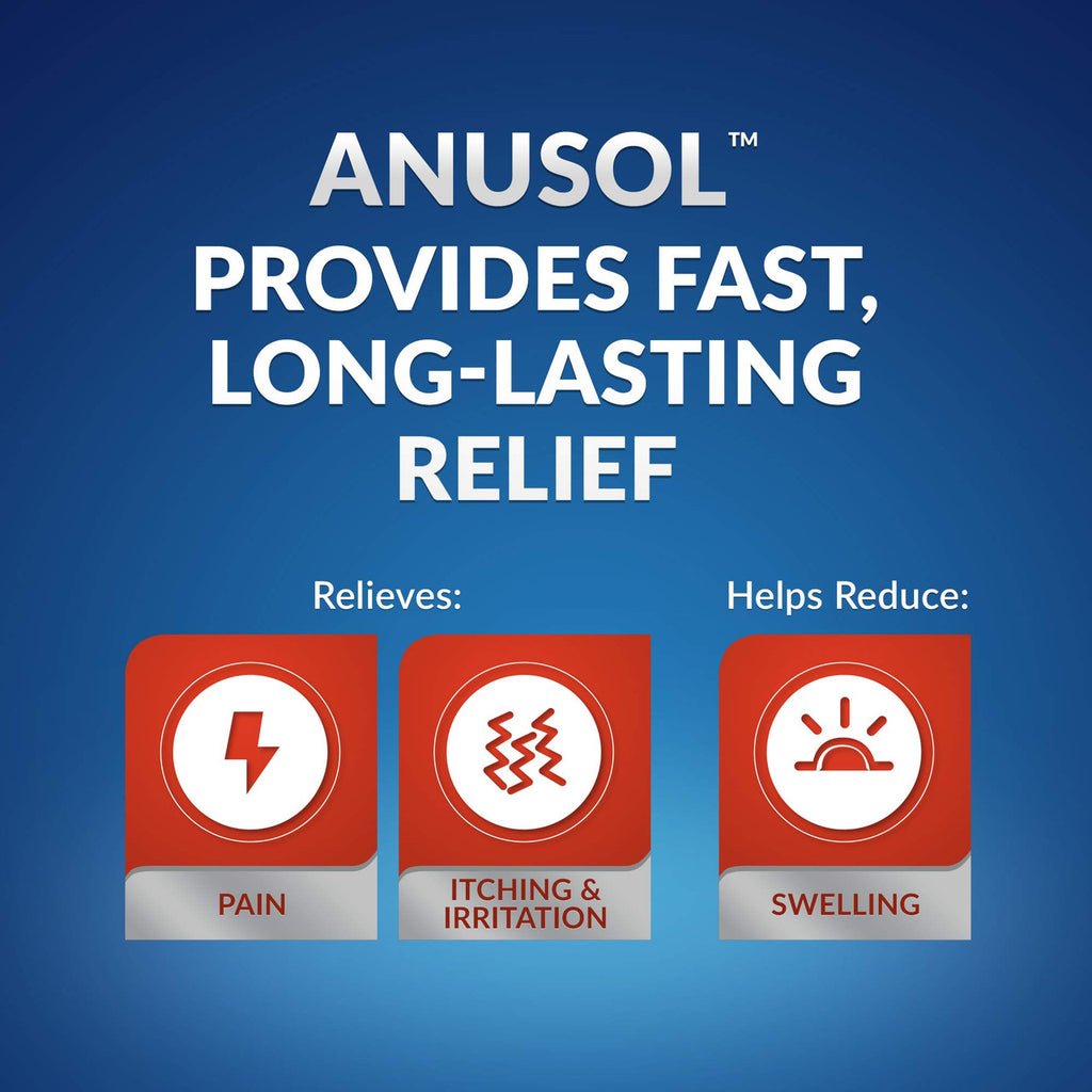 Anusol Multi-Symptom Hemorrhoid Pain Relief Ointment 30g, {Imported from Canada}