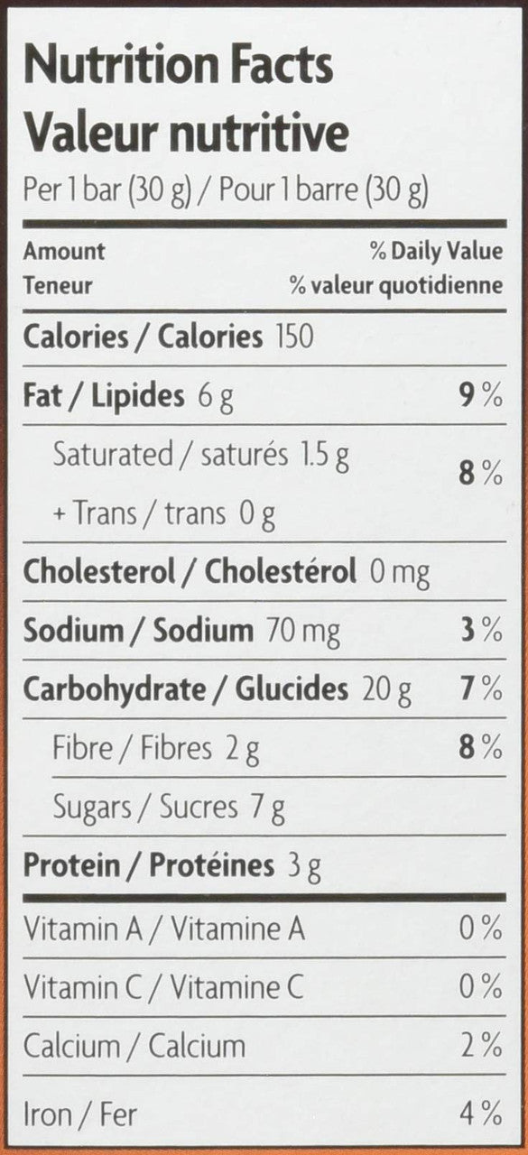 Nature's Path Organic Granola Bar - Love Crunch Chocolate Peanut Butter, 180g/6.3oz., {Imported from Canada}