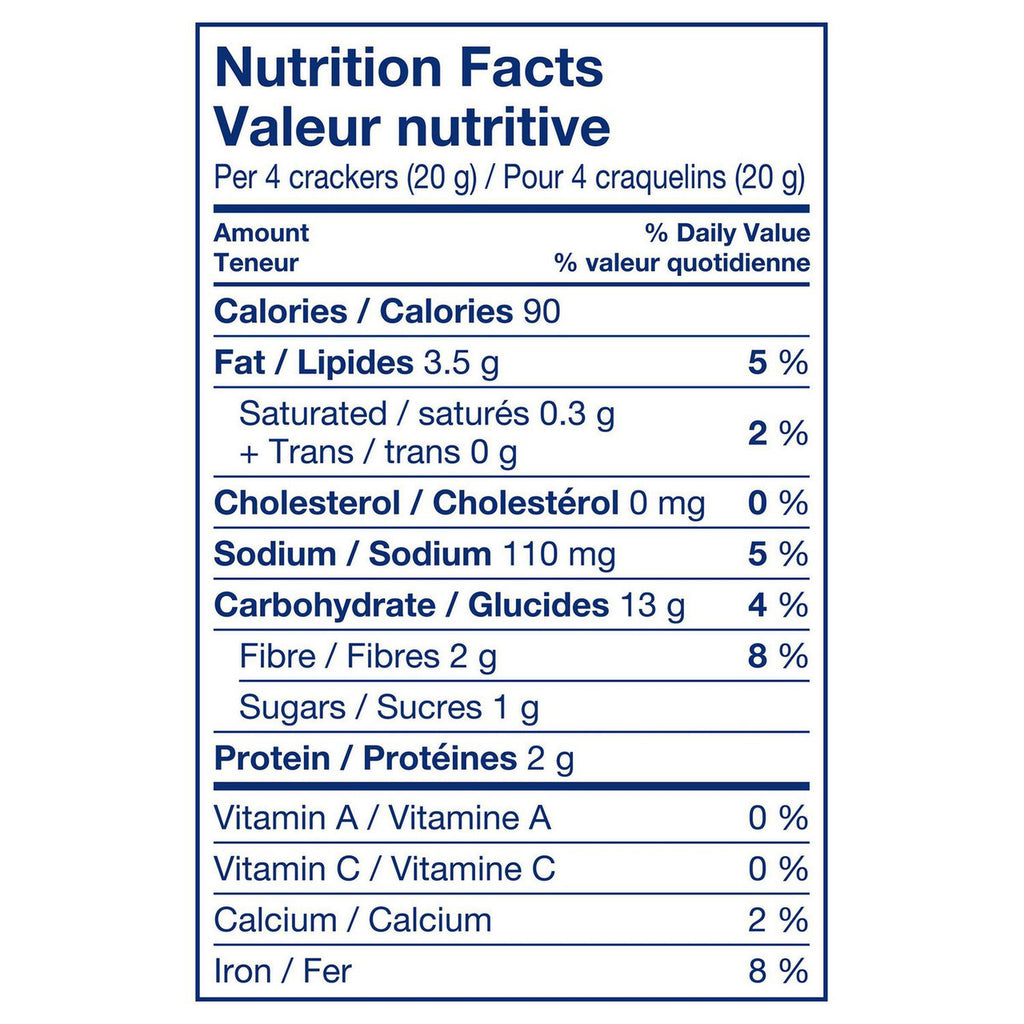 TRISCUIT Rosemary & Jalapeno Crackers with Chia Seeds, 200g/ 7.1 oz., Box {Imported from Canada}