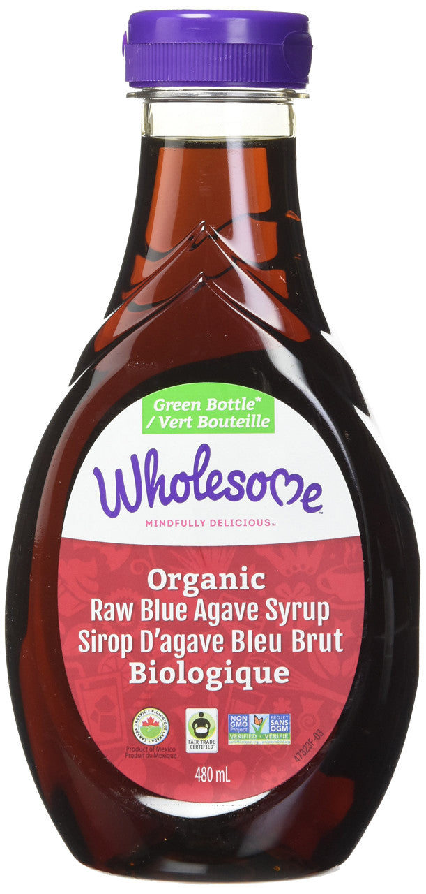 Wholesome SWEETENERS Organic Raw Blue Agave, 480ml {Imported from Canada}