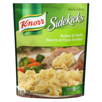 Knorr Pasta Butter & Herb Side Dish, 136g/4.8oz, Pack, (Imported from Canada)