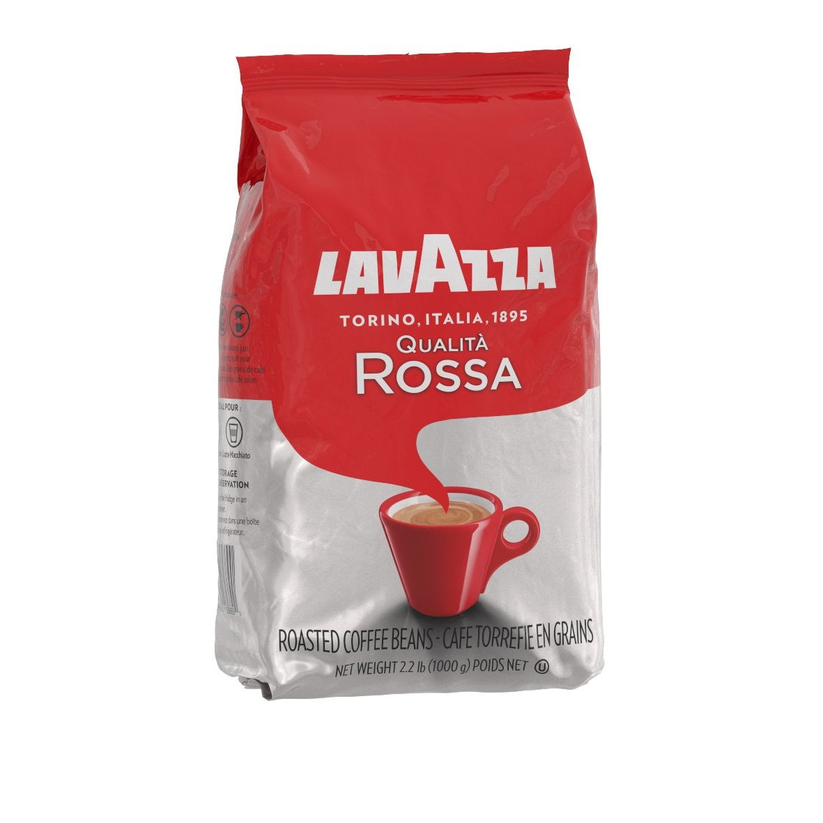 Lavazza Qualita Rossa, Italian Coffee Beans Expresso, 1kg/2.2lbs