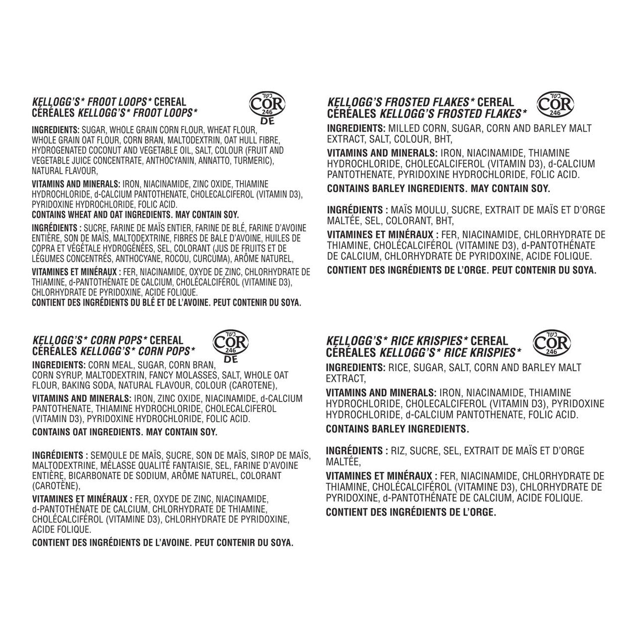 Kellogg's Fun Pac Cereal, 210g/7.4 oz., Box {Imported from Canada}