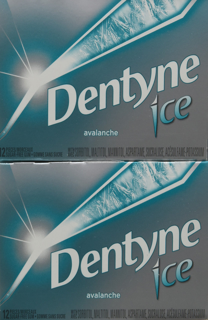 Dentyne Ice, Avalanche, Sugar Free Pellet Gum - 12x12/144ct