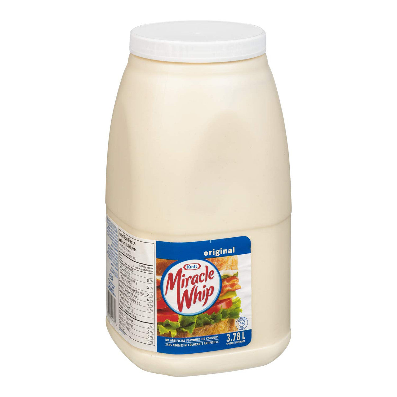 Kraft Miracle Whip Jugs, 3.78L/1 Gallon per Jug (2pk), {Imported from Canada}