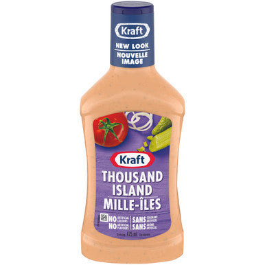 KRAFT Thousand Island Dressing, 475ml/16.1oz  {Imported from Canada}