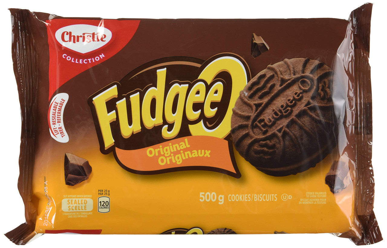 Christie Fudgeeo, Cookies, 500g/17.63oz {Imported from Canada}