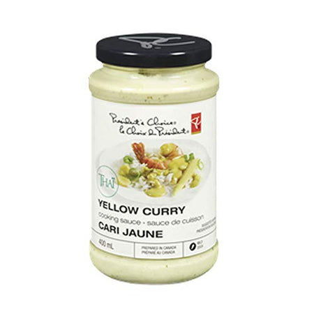 President's Choice Cooking Sauce, Thai Yellow Curry, 400ml/13.5oz {Imported from Canada}