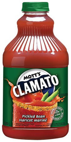 Motts Clamato, Pickled Bean Juice, 1.89 L/64 oz., {Imported from Canada}