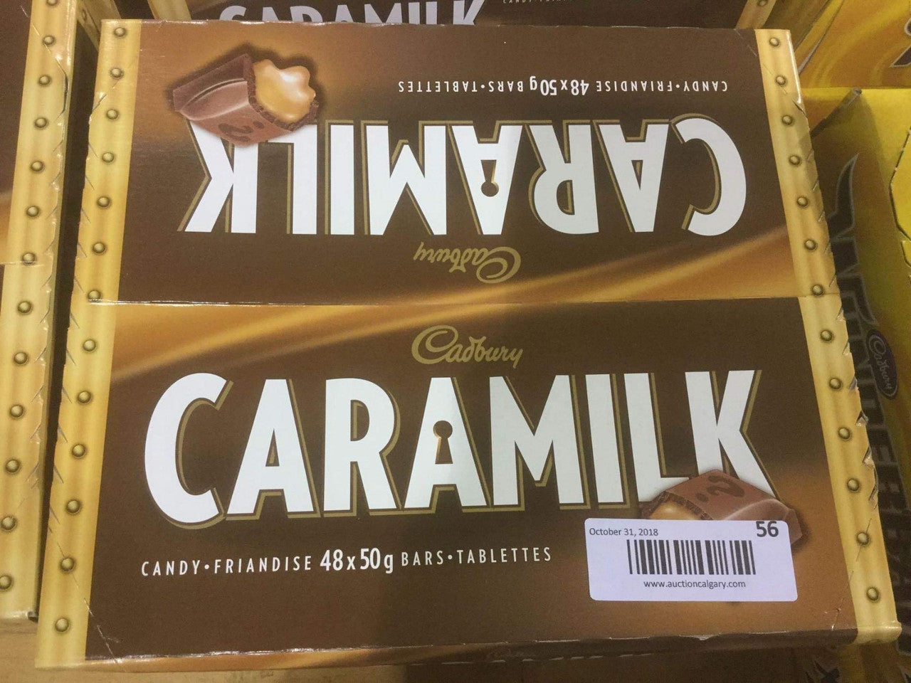 Cadbury Caramilk Chocolate bars, (48 pack) 50g/1.8 oz, per bar {Imported from Canada}