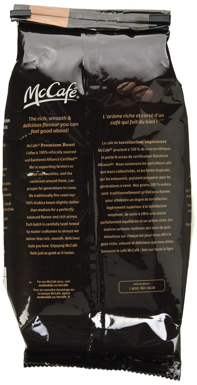 McCafe Medium Dark Premium Roast Whole Beans, 900g/31.7 oz., {Imported from Canada}