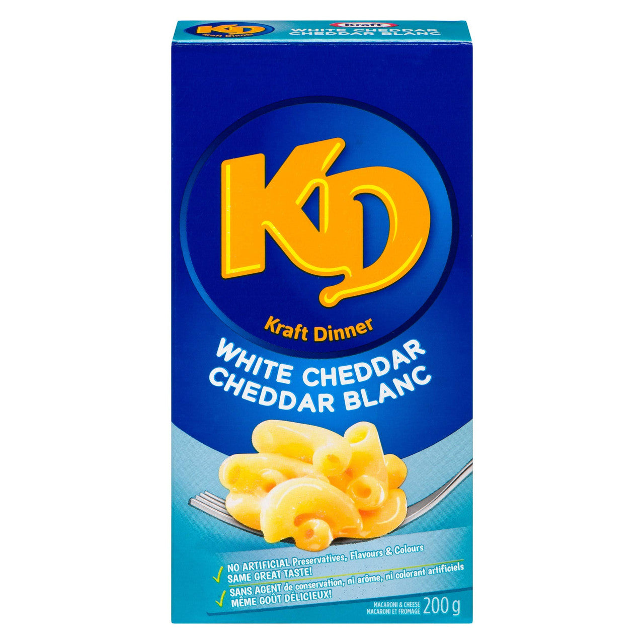 Kraft Dinner White Cheddar Mac & Cheese, 200g/7.1oz, 24ct {Imported from Canada}