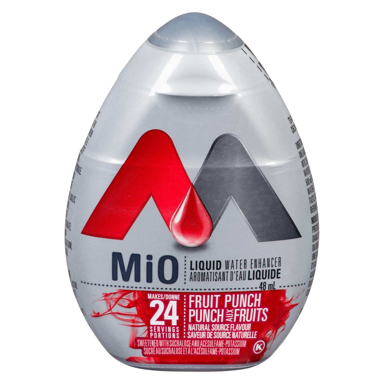 MiO Fruit Punch Liquid Water Enhancer, 48ml/1.62oz, (12pk) (Imported from Canada)