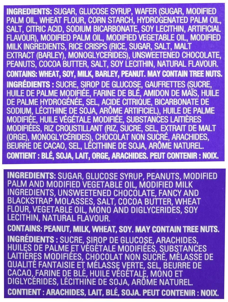 Cadbury Fun Treats Chocolate, 45 count- Wunderbar, Mr. Big, Caramilk, Crispy Crunch {Imported from Canada}