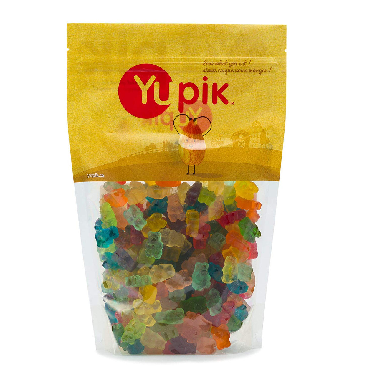Yupik Gummy Bears 12 Flavors, 1kg/2.2 lbs.., (Imported from Canada)