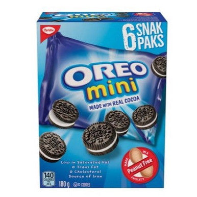 Oreo Mini Snack Paks Cookies (2 x 180g/6.34oz)  {Imported from Canada}