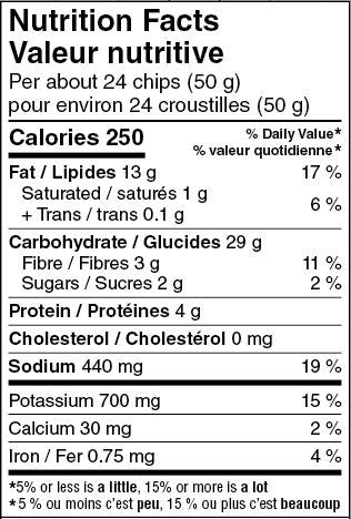Great Value, Gluten Free Creamy Garlic and Dill Extreme Flavoured Rippled Chips, 200g/7oz. (Imported from Canada)