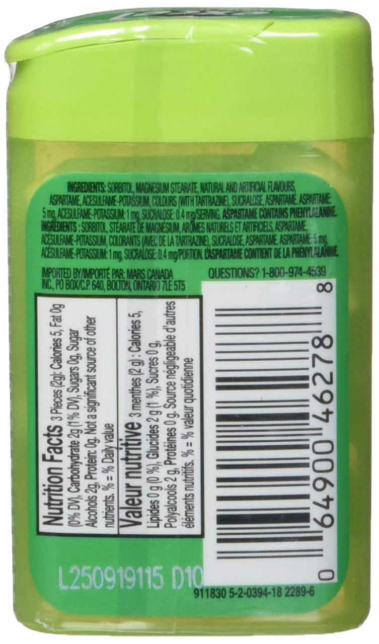 EXCEL Mini Mints Spearmint, 12 Count, 12.2g/0.4oz. per pack, {Imported from Canada}