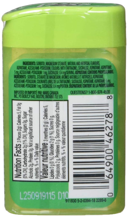 EXCEL Mini Mints Spearmint, 12 Count, 12.2g/0.4oz. per pack, {Imported from Canada}