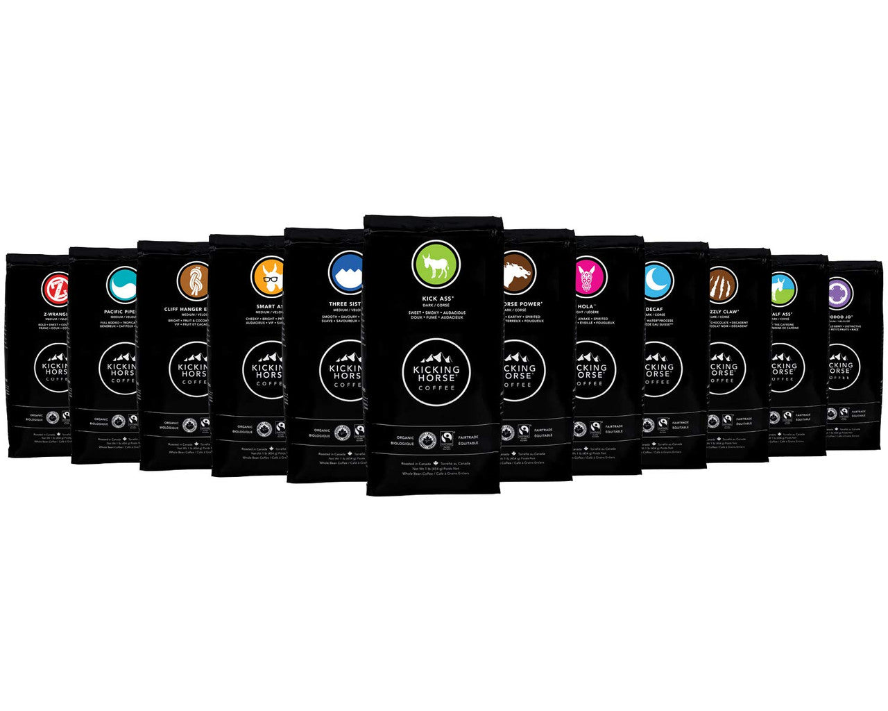 Kicking Horse Three Sisters Medium Roast Ground Coffee, 454g/16 oz {Imported from Canada}