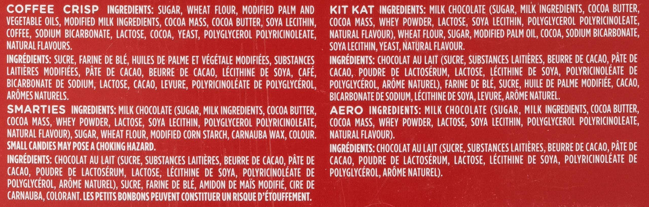 Nestle Minis Assorted Chocolate Bars, 120ct., 1.2kg/2.6 lbs., {Imported from Canada}