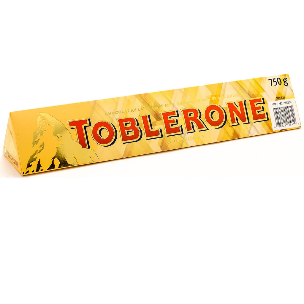 Toblerone Swiss Chocolate with Honey/Almond Nougat 750g {Canadian}