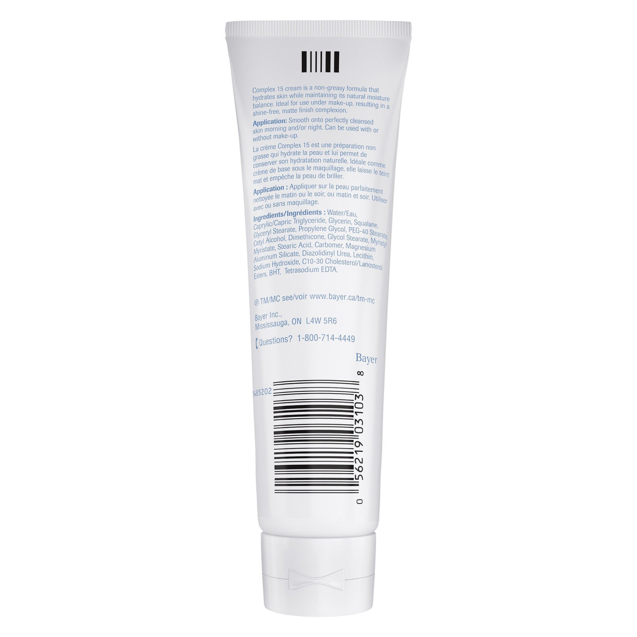 Complex 15 Daily Face Cream 3.4 Ounce (100ml) {Imported from Canada}