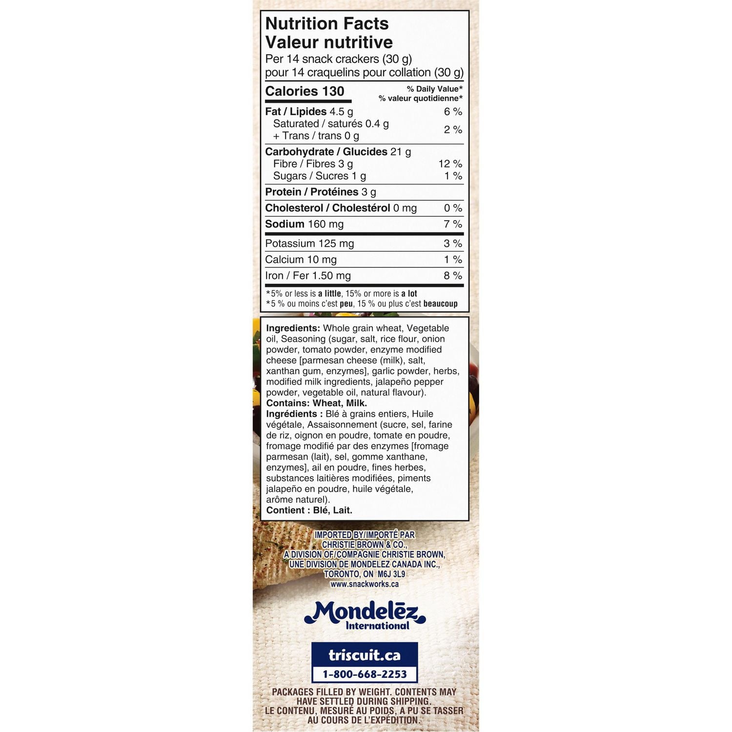 Triscuit Thin Crisps Zesty Jalapeno side