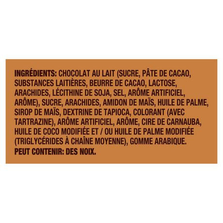 M&M'S English Toffee Chocolate Candy Peg Bag, 109g/3.8oz, (Imported from Canada)