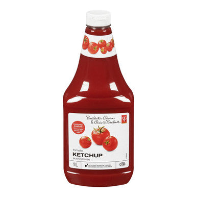 PC Tomato Ketchup 1 Litre/33.81 oz., {Imported from Canada}