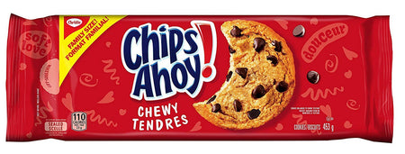 Chips Ahoy! Chewy Chocolate-Chip - Cookies, 453g/16 oz, (Imported from Canada)