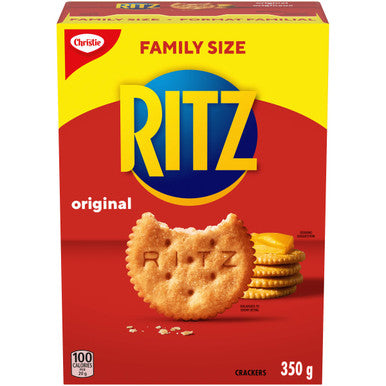 Ritz Crackers Original Snacks, Family Size, 350g/12.3 oz., Box {Imported from Canada}